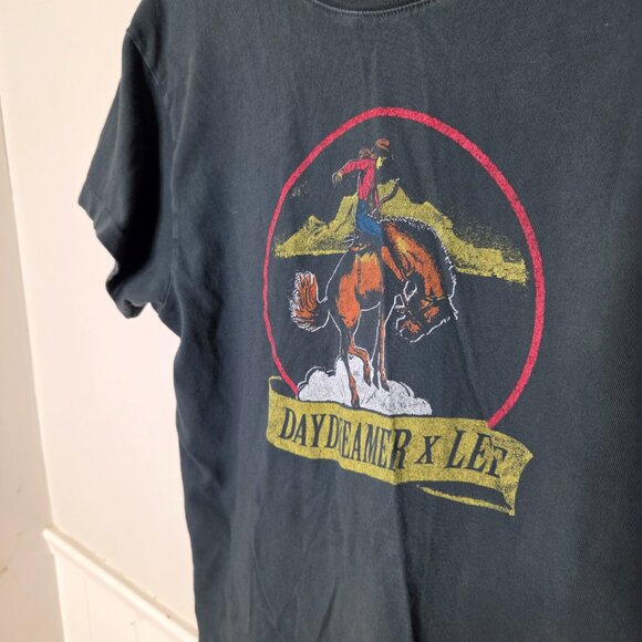 DAYDREAMER X LEE Rodeo Cowboy Grey Graphic Tee - Picture 2 of 4